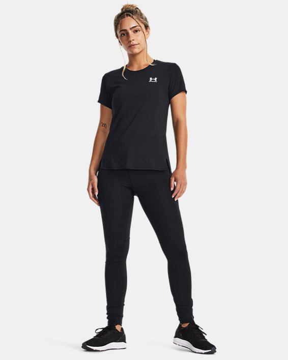 Women's UA Iso-Chill Wild Short Sleeve in Black image number 2